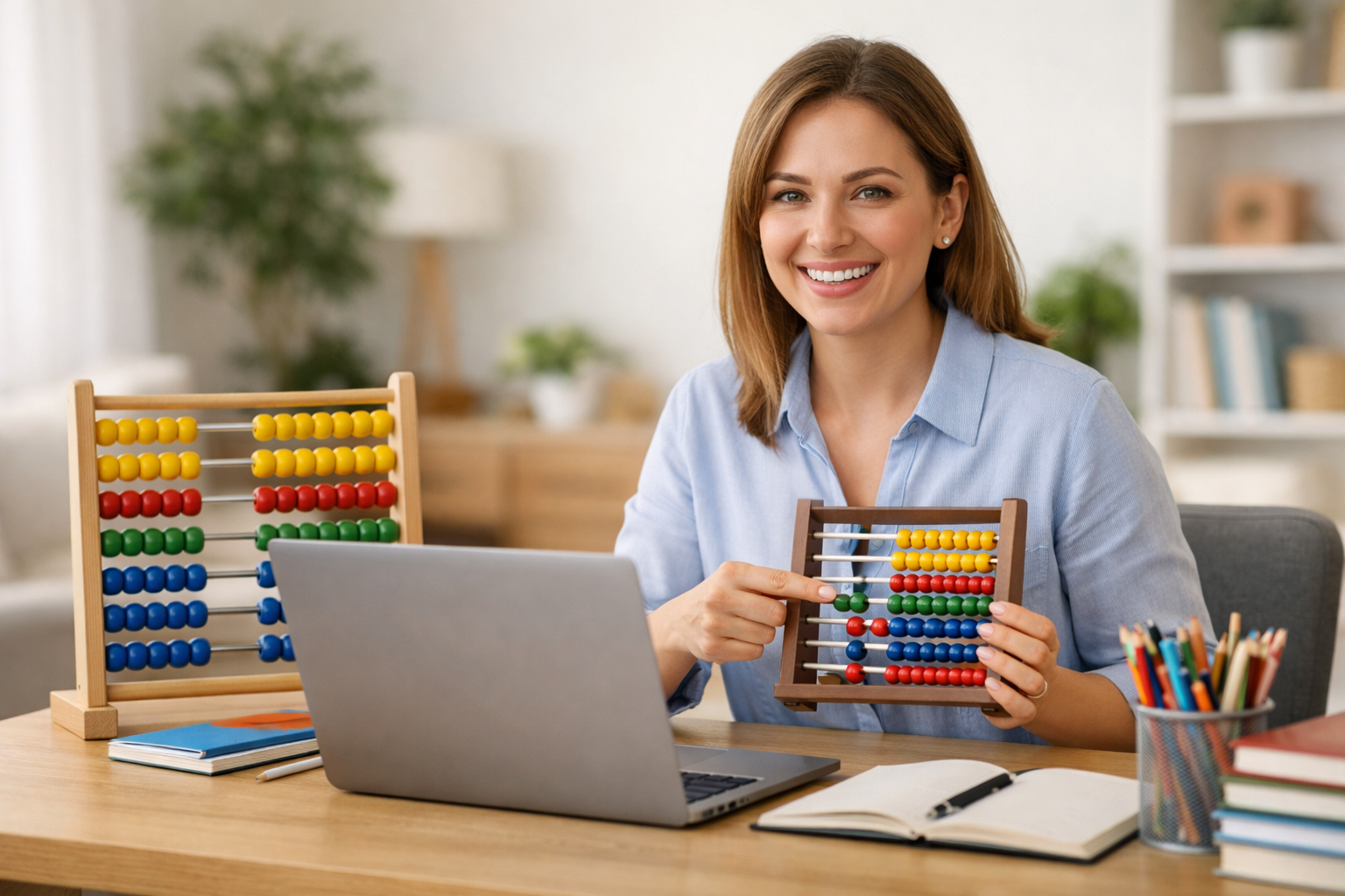 Online abacus teacher training success story of a certified abacus trainer teaching students online